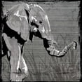 thumbnail image 2 of OnRei 15x15 Gold Ornate Wood Framed with Double Matting Museum Art Print Titled - Elephant Walk, 2 of 4