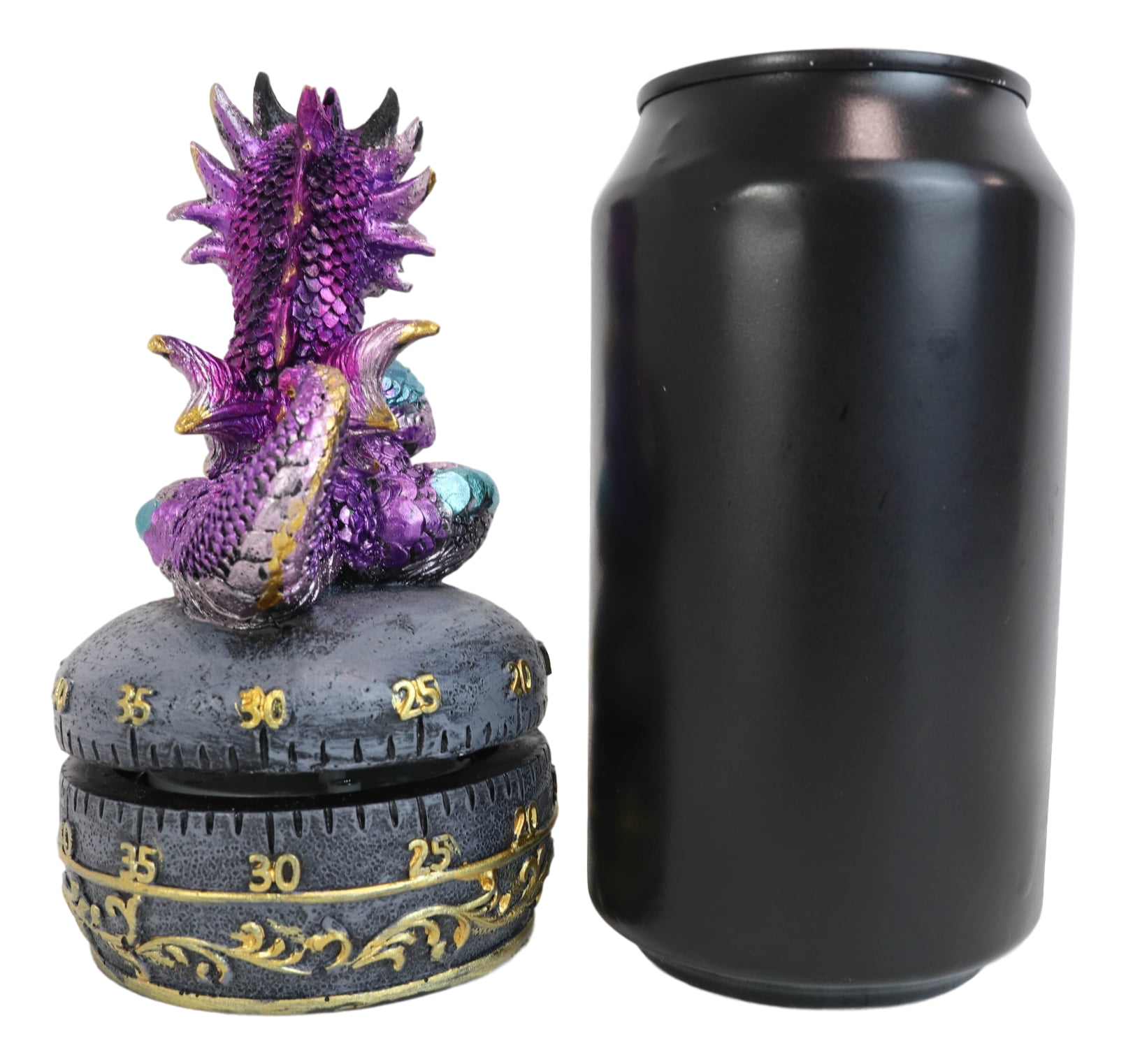 Details about  / Purple Baby Wyrmling Dragon Holding Egg Decorative Kitchen Timer Figurine 60 Min