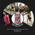 thumbnail image 7 of Womens Workout Tank Tops, Stained glass Rainbow fish scales Racerback Tank Tops Quick Dry Vest Sleeveless Athletic Yoga Gym, 7 of 7
