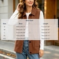 thumbnail image 3 of Staron Fall Vest for Women Casual Knit Vest Sleeveless Solid Lightweight Comfy Loose Longline Vest Jacket Brown M, 3 of 7