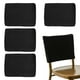 thumbnail image 1 of 4 Pzas de Fundas Elásticas para Respaldo de Silla de Comedor, Funda Protectora de Poliéster para Respaldo de Silla, Respaldo a Prueba de Polvo, Slipcover Gris/negro para Oficina en Casa 19X13.7 Pulga, 1 of 11