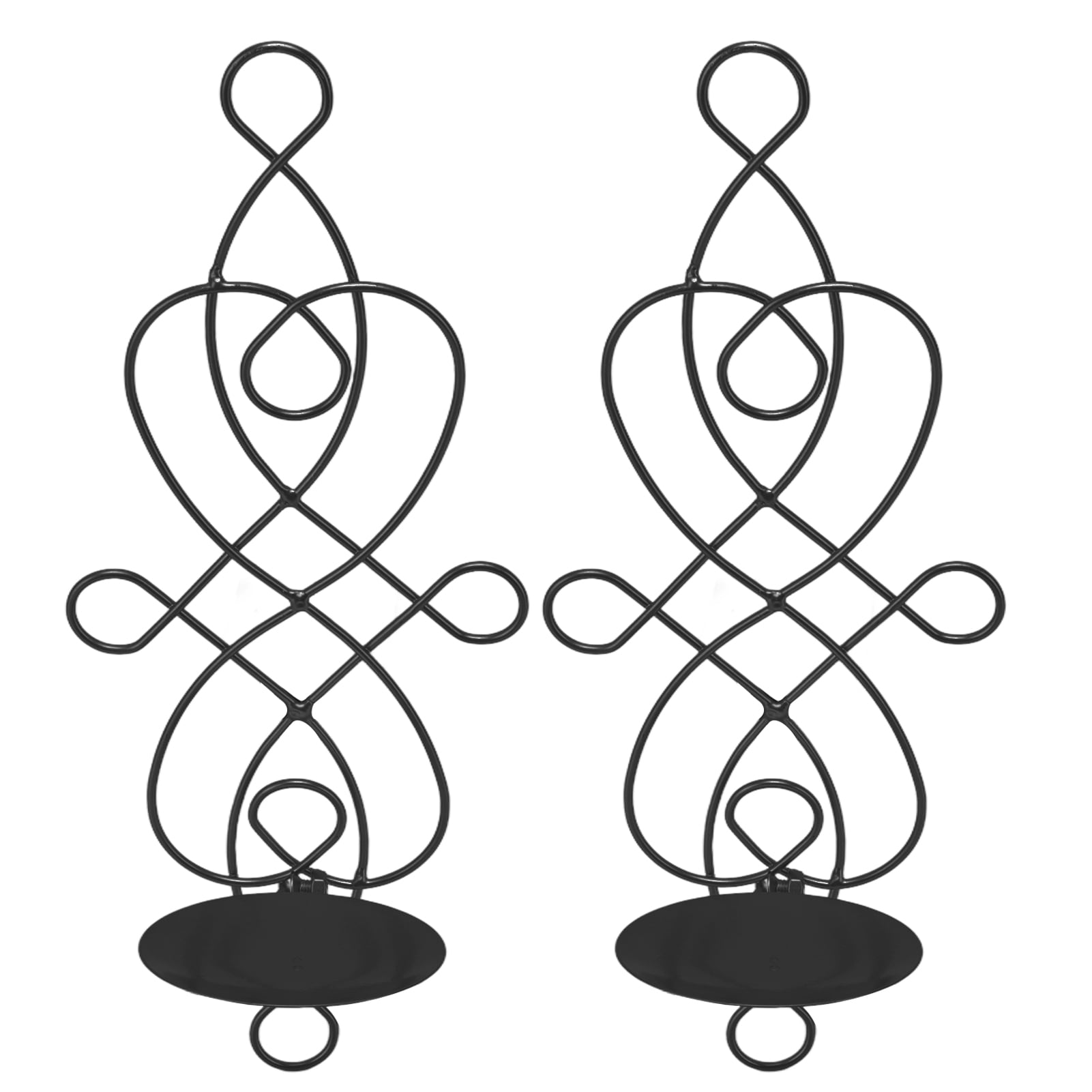 Wall Candle Holder Iron Wall Candle Sconce Holder 2 Sets For Living wall-candle-holder-iron-wall-candle-sconce-holder-2-sets-for-living