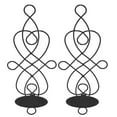 thumbnail image 2 of Candelabro De Pared De Hierro, Soporte De Candelabro De Pared De Resistencia A La Deformación De Forma única Innovadora Plegable Para Dormitorios Anggrek Disfraces, 2 of 8