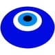 thumbnail image 4 of Acrílico mal de ojo decoración de pared azul mal de muro decoración de arte de la pared del ojo mal de la pared calcomanía, 4 of 5
