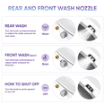 thumbnail image 2 of Liba Dual Nozzle Non-Electric Bidet Toilet Seat, Bidet Attachment for Elongated Toilet, Self-Cleaning, Feminine & Posterior, 2 of 5