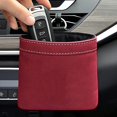 thumbnail image 4 of Car Air Vent Storage Box, Hanging Organizer Pocket Universal Storage Bag Case Sunglass Holder Organizer Container with Hook,Red, 4 of 4
