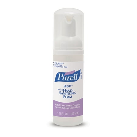 - (6 pack) PURELL Alcohol Free Hand Sanitizer Foam, 1.5 Oz Pump