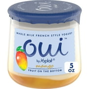 Oui by Yoplait French Style Mango Whole Milk Yogurt, 5 OZ Jar