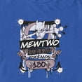 thumbnail image 2 of Men's Pokemon Mewtwo Ready for Battle Graphic Tee Royal Blue Large, 2 of 3