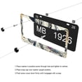 thumbnail image 5 of Vintage Nautical Octopus License Plate Frames for Women Men Car Plate Holder Cover Metal Tag Aluminum Car Accessories Front Rear Plate Decor, 5 of 6