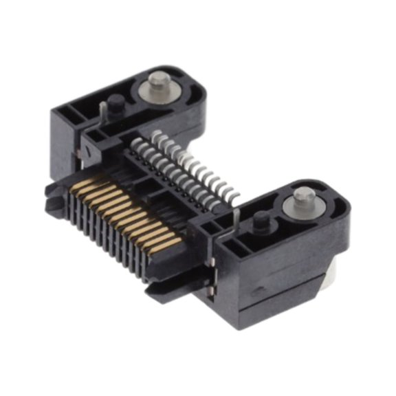 Pack of 2 ERM8-013-01-S-D-RA-TR 26 Position Connector Header, Center Strip Contacts Surface Mount, Right Angle Gold