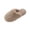 Khaki, variant on Fluffy Slippers for Women Closed Toe Shaggy Faux Fur House Shoes Soft Plush Fleece Lined Slip-On Indoor Anti-Skid Sole Spa Bedroom Warm Winter Lounge Footwear