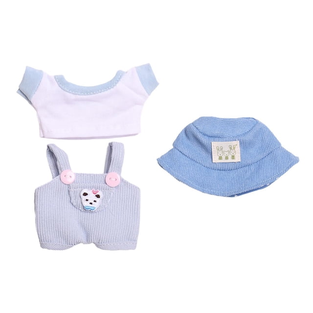 Ropa para muñecas de peluche perfecl de 15 cm y 17 cm con sombrero