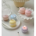 thumbnail image 3 of 4PACKMacaron Scented Candle Set,Cute Handmade Aromatherapy Candles Home Decor Candle Birthday Wedding Holiday Party Girl Gift (Multi-Colored), 3 of 6