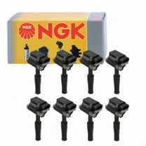 8 pc NGK 48672 Ignition Coils for 178-8363 921-2082 E895 IC535 LNE 1510AB LNE1510AB UF-415 UF415 Spark Plug Wire Boot