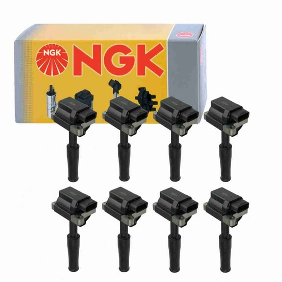8 pc NGK 48672 Ignition Coils for 178-8363 921-2082 E895 IC535 LNE 1510AB LNE1510AB UF-415 UF415 Spark Plug Wire Boot