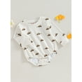 thumbnail image 3 of GXFC Baby Fall Romper for Girls Boys 3M 6M 12M 18M Infant Long Sleeve Graphic One Piece Jumpsuit Bodysuit Autumn Clothing for Newborn Girls Boys, 3 of 8