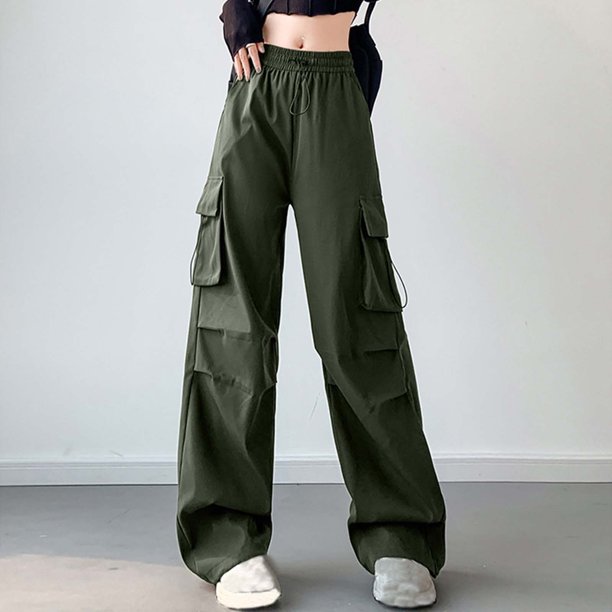 WILLBEST Pantalones Casuales elegantes para Mujer: Vaqueros Barril de Tiro Medio con Estampado de Corazones y Tobillos Holgados. Chica