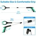 thumbnail image 3 of Grabber Reacher Tool - 32” Extra Long Foldable Gripper and Reaching Tool - Heavy Duty Pick Up Stick Grabbers for Seniors, Trash, Surgery Recovery Must Haves Gifts (Green), 3 of 12