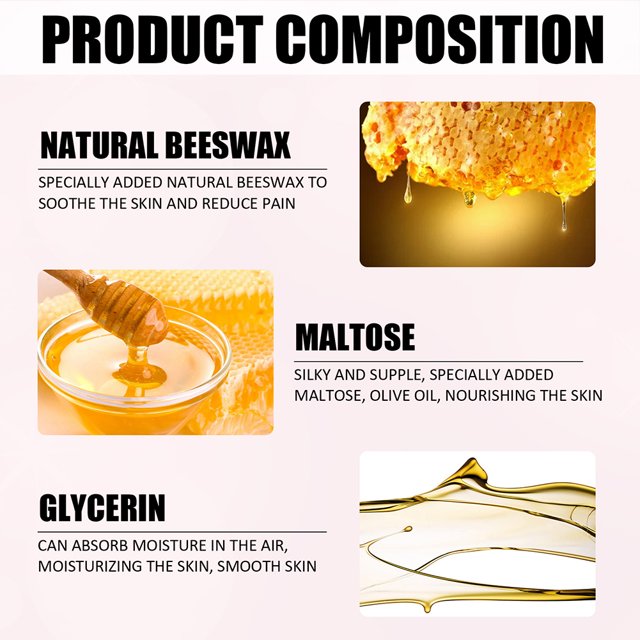 Crema depilatoria de miel, crema hidratante para depilación para hombres y mujeres, cuidado de reparación Ndcxsfigh Cuidado Belleza