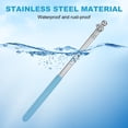 thumbnail image 4 of Uxcell 2-Pack Telescopic Handheld Flagpoles, 3.3ft/1m Stainless Steel Handheld Portable Extendable Flagpole [Light Blue], 4 of 7
