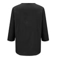 thumbnail image 6 of Trendy Business Polo Shirts Plus Size Linen Shirt Oxford Shirts Flowy Tops for Women Women's Linen Blouses Women's Tops, Tees & Blouses Linen Tops Women Cotton Linen Short Sleeve Shirt, 6 of 8