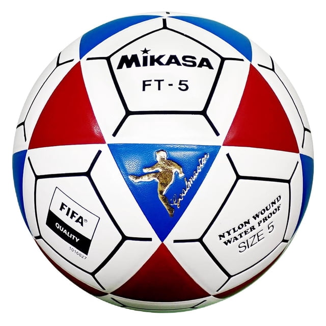 Balón de Fútbol MIKASA Azul Rojo Blanco Talla 5