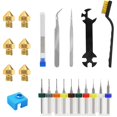 thumbnail image 1 of MK8 3D Printer Nozzles, for Ender3 Nozzle Cleaning Kits 3D Printer Nozzle Maintenance Kit 3D Printer Tools, 1 of 5