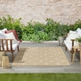 thumbnail image 4 of Nourison Essentials Indoor/Outdoor Beige Ivory 4' x 6' Area Rug (4x6), 4 of 9