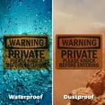 thumbnail image 5 of (2 Pack) Private Please Knock Before Entering OSHA Warning Sign, 5 of 7