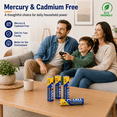 thumbnail image 6 of PKCELL Carbon Zinc AA Batteries (20 Pack), 1.5V Extra Heavy Duty Double A Batteries for Remote Control and Clocks, 6 of 7