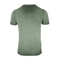 thumbnail image 3 of ZIMEGO Men's Color Dyed Short Sleeve Crew Neck Slim Athletic Button Henley Shirt, 3 of 5