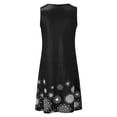 thumbnail image 4 of SEMIMAY Womens Fashion Round Neck Condole Belt Sleeveless Vest Casual Dress, 4 of 9
