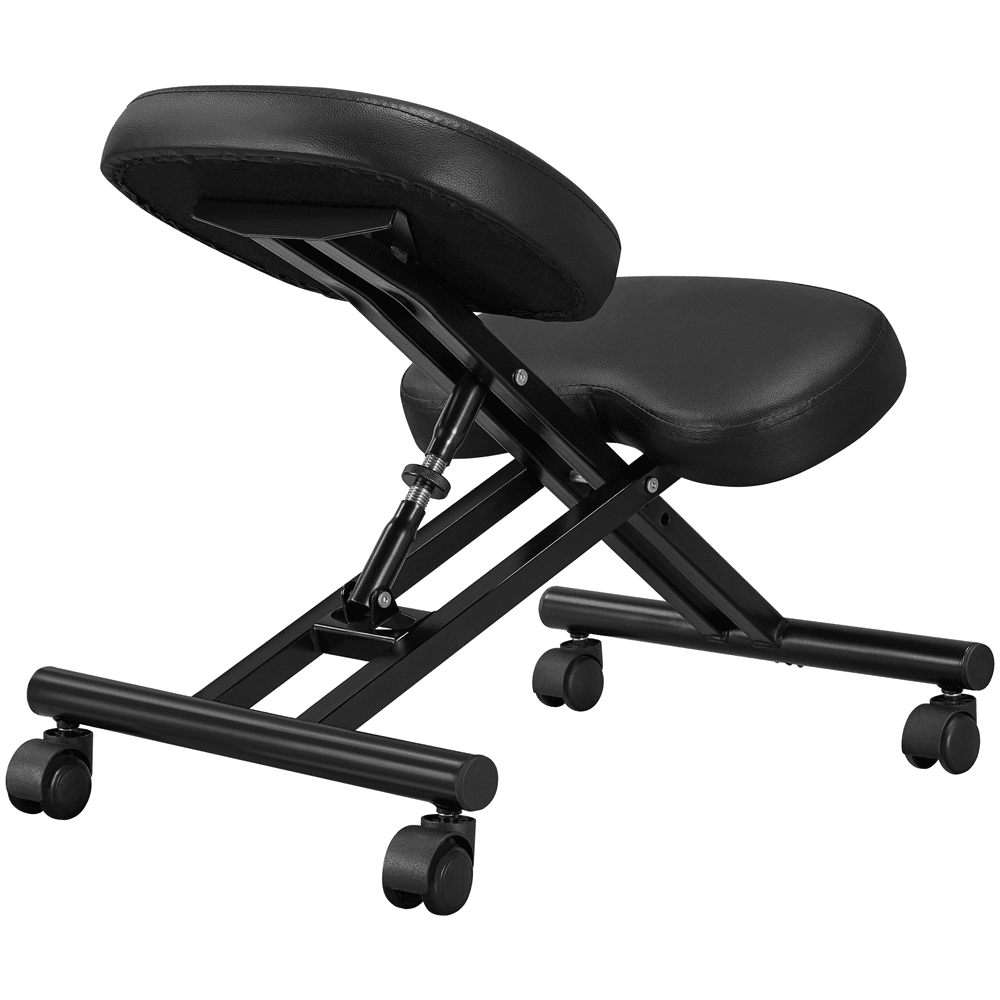 Renwick Kneeling Chair with Swivel, 220 lb. Capacity, Black