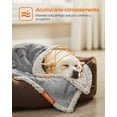 thumbnail image 3 of Feandrea Manta Impermeable para Perros, para Perros Minialtura y Pequeños, Gatos, 101 x 73 cm, M, Lavable a Máquina, Gris, 3 of 5