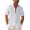 White, variant on Print Men Short Sleeve Turn-Down Collar Casual Blouse Tops