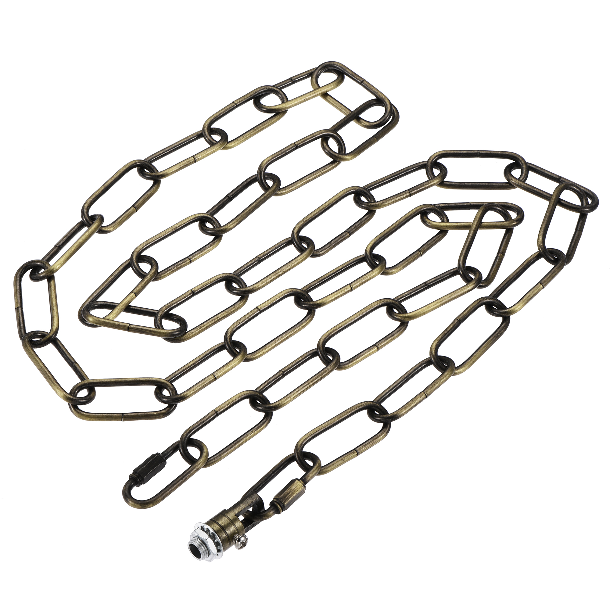 Uxcell 56" Long Hook Rings Connectors Pendant Light Fixture Chain