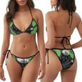 thumbnail image 3 of Naloa Rock Guitar Guinea Pig Print Women Halter Bikini Set ,Two Piece Triangle Swimsuit,Tie Bathing Suit,Sexy Triangle Two Piece Swimwear, 3 of 5