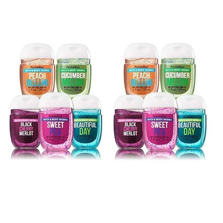 Bath & Body Works - 'Classic Faves' Pocketbac Bundle of 5 Antibacterial Hand Sanitizer