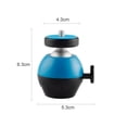 thumbnail image 3 of Amdohai Mini Ball Head Camera Tripod Mount CNC Technology 360° Swivel with Universal 1/4-inch, 3 of 7