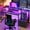 47 Inch|Black, variant on Satifur 47" Smart RGB Gaming Desk with App-Controlled Light Strip, Reversible Drawers & Built-in Charging Station,Black