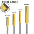 thumbnail image 4 of 8Mm Shank Bottom Wood Cleaning Bit Straight Router Bit Woodwork Milling Cutter, 4 of 7