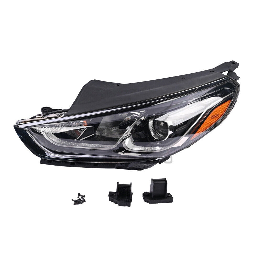 FOR 2018-2019 HYUNDAI SONATA FRONT HEADLIGHT LEFT DRIVER SIDE CHROME LH