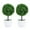 As Shown, variant on Eease 2pcs Artificial Boxwood Topiary Tree Mini Fake Ball Shaped Greenery Decoration