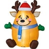 6' Tall Airblown Inflatable Chubby Reindeer