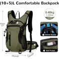 thumbnail image 2 of Sac à Dos de Cyclisme 15L, Sac à Dos de Vélo Léger, Grand Sac à Dos de Course Moto, Sac à Dos d'Hydratation pour Randonnée Marathon Randonnée Festival Hommes Femmes, 2 of 7