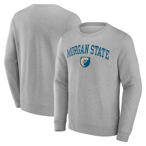 Men's Gray Morgan State Bears Campus Sweatshirt