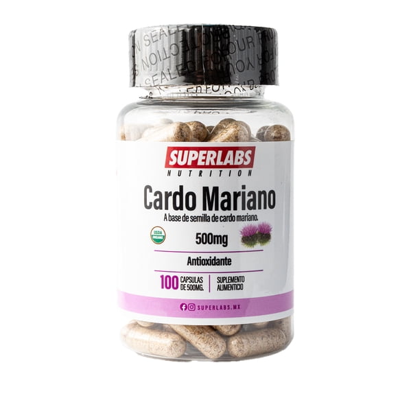 Superlabs Nutrition Cardo Mariano 500mg 100 Capsulas Sin Sabor
