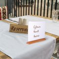 thumbnail image 4 of EeaseCA Sign Holders Desktop Photo Paper Name Holder Display Stand Acrylic Table Menu Holders (Transparent, A4 Style), 4 of 7