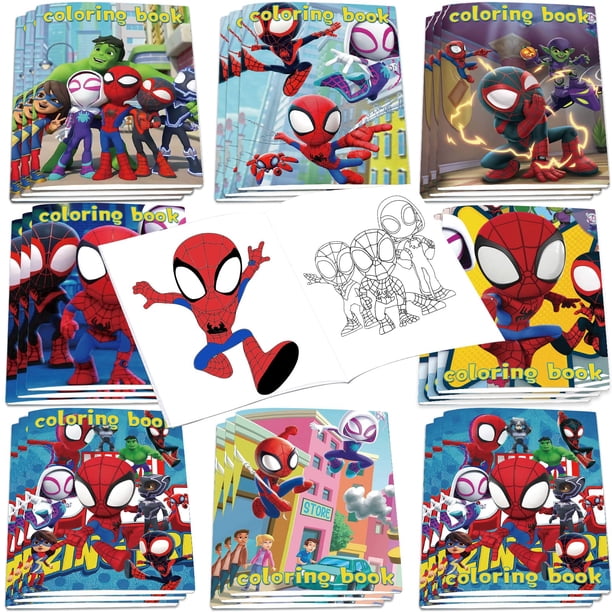 Set de libros para colorear Hbavfihnbg Spidey y sus increíbles amigos